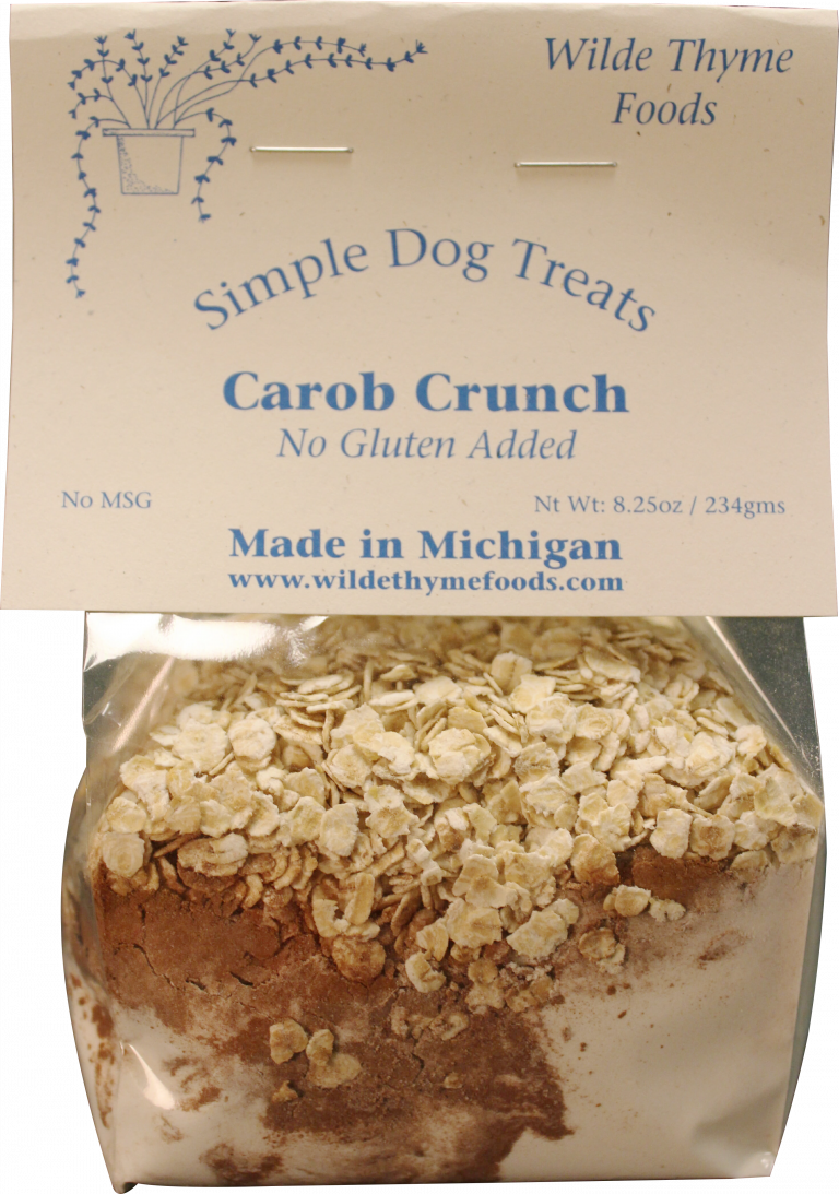 Carob Crunch Dog Treat Wilde Thyme Foods