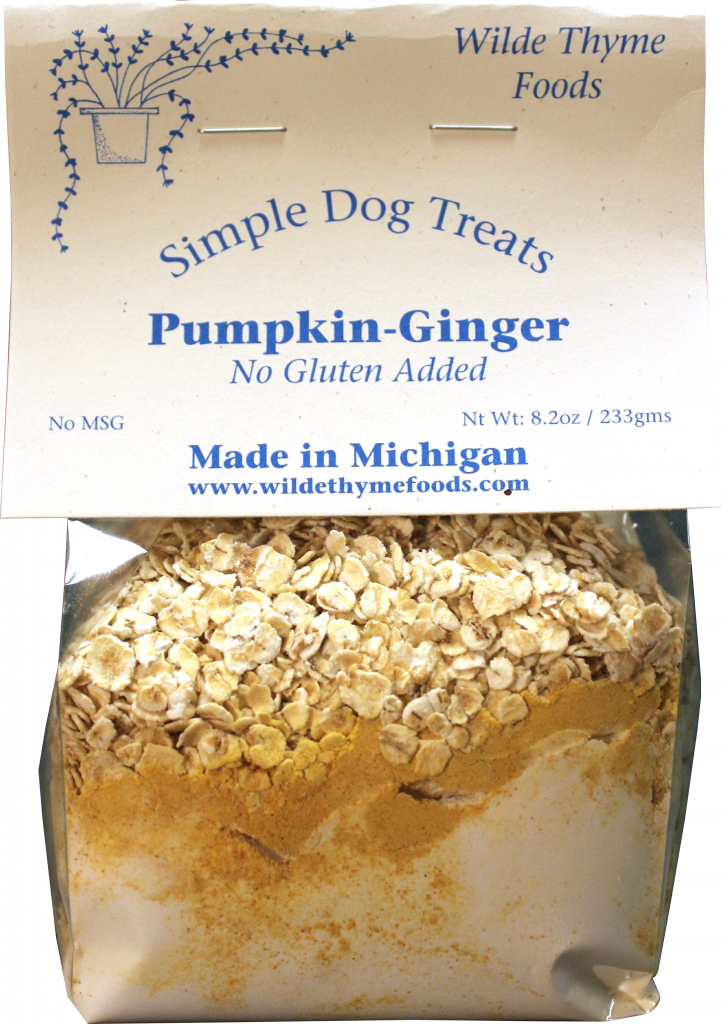 PumpkinGinger Dog Treat Wilde Thyme Foods