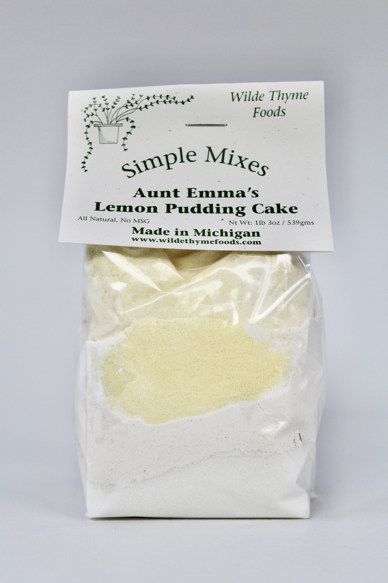 Aunt Emma's Lemon Pudding Cake
