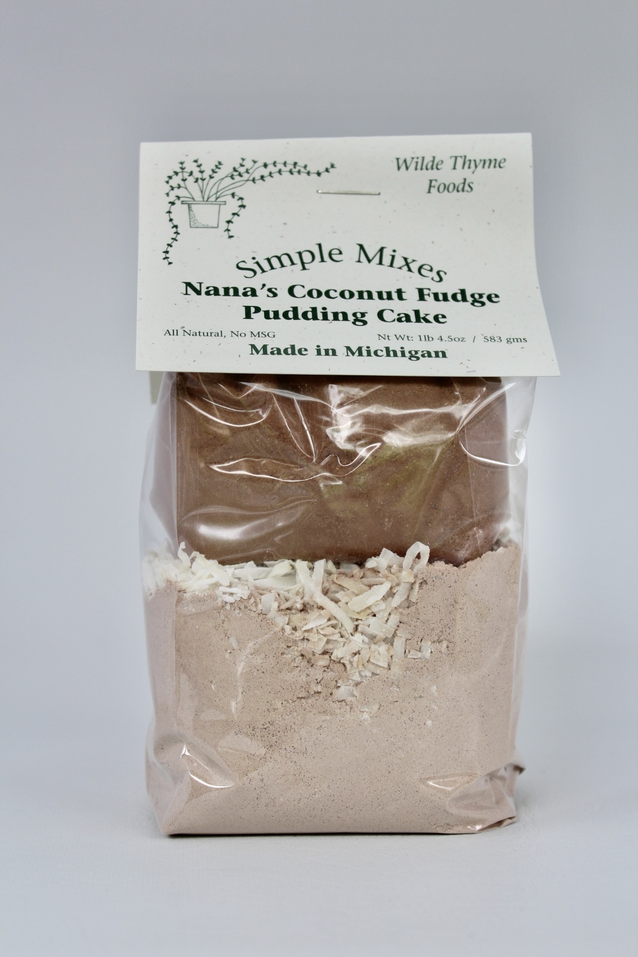 Nana's Coconut Fudge Pudding Cake