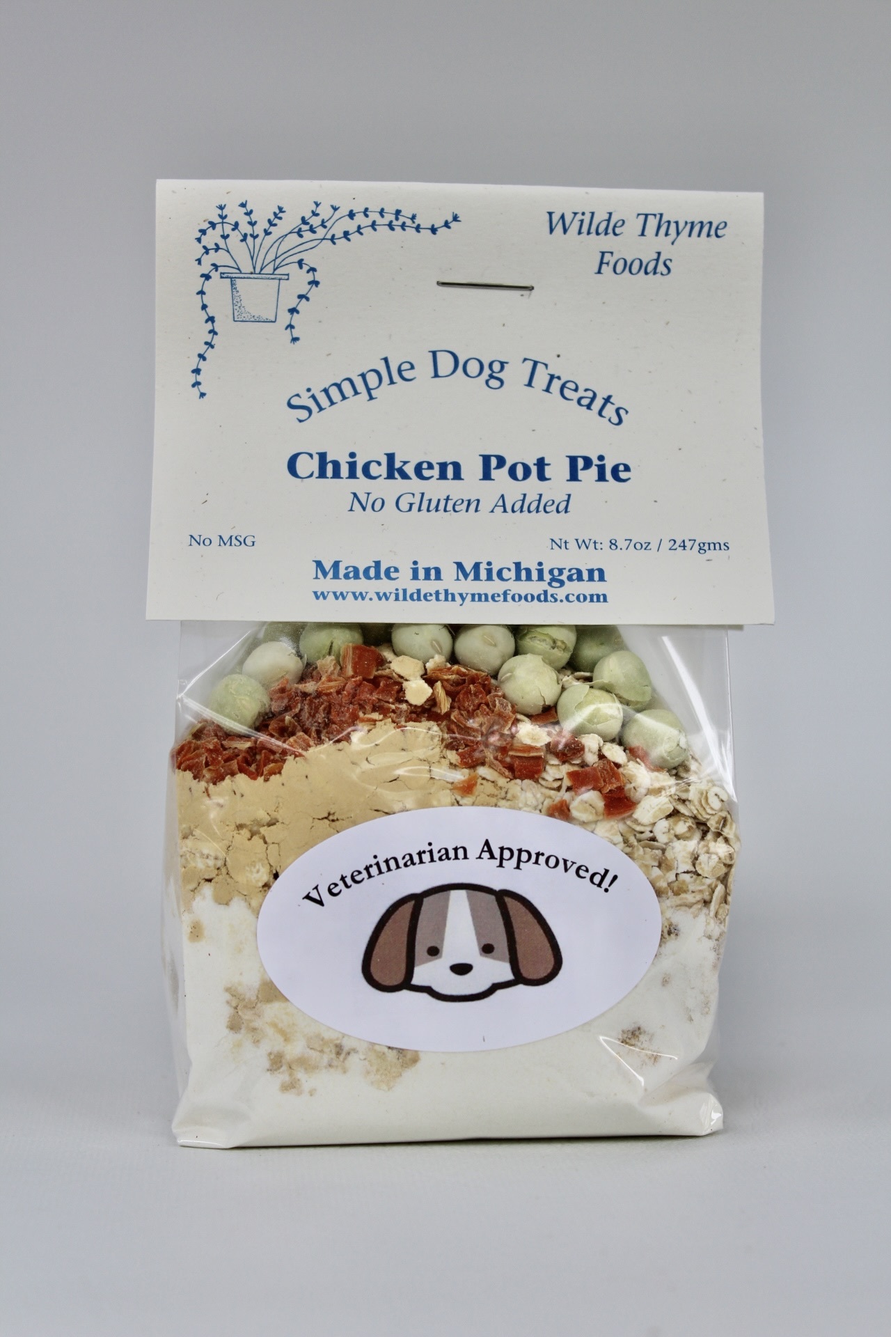 Chicken Pot Pie Dog Treat